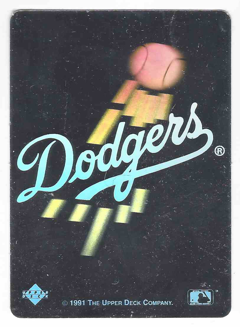 1991 Upper Deck Team Logo Hologram Inserts Dodgers on Kronozio