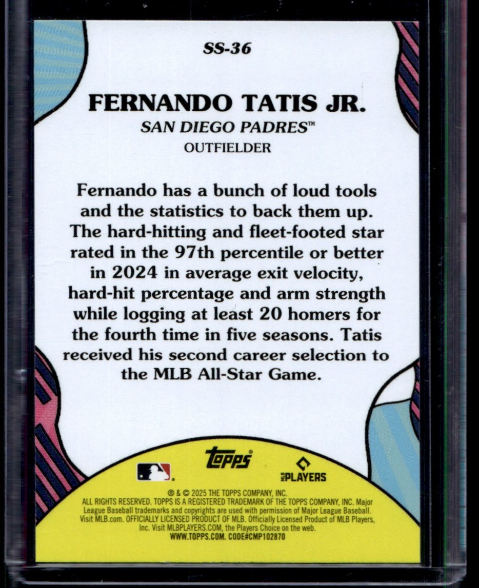 2025 Topps Series 2 Fernando Tatis Jr. #SS-36 Summer Superstars