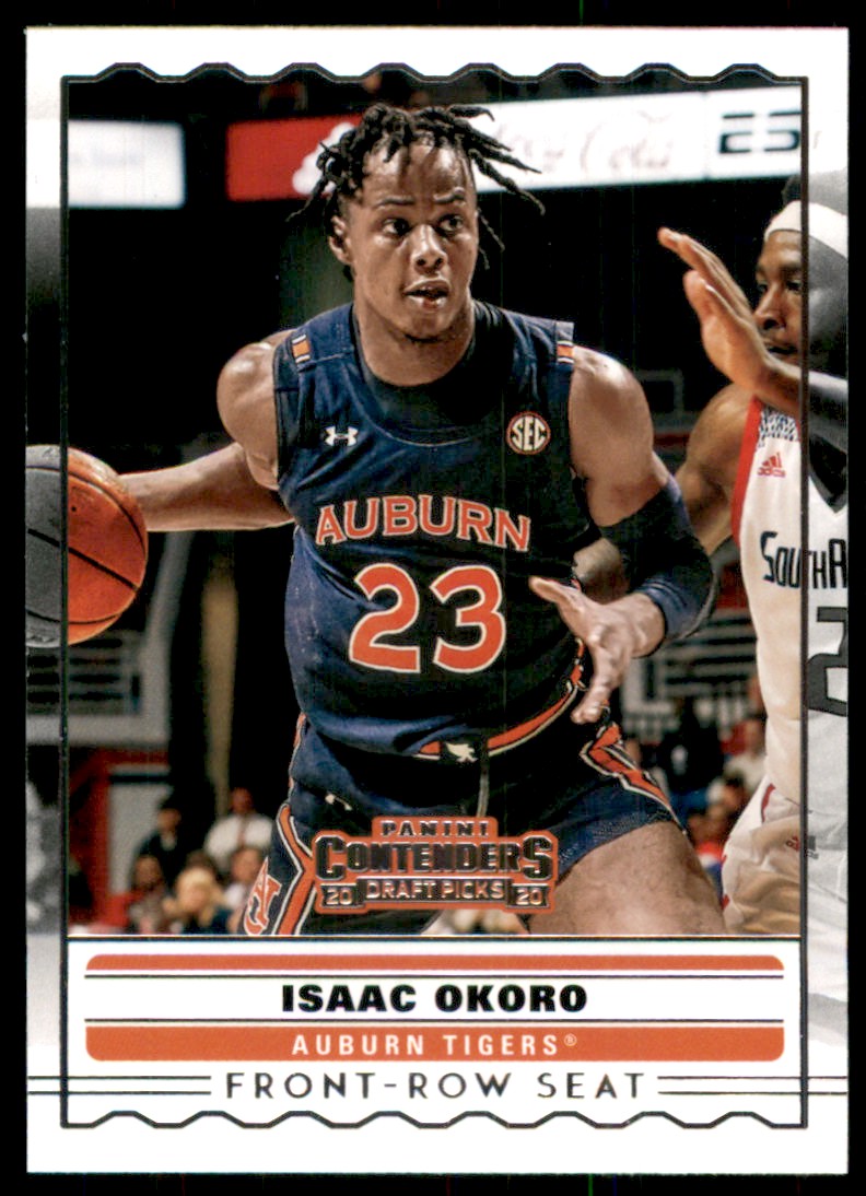 2020-21 Panini Contenders Draft Picks Front-Row Seats Isaac Okoro #SS11 card front image