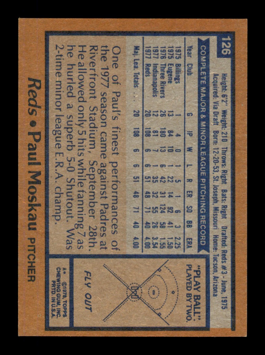 Topps Baseball #1-250 1978 - TÚ ELIGES - Completa tu conjunto - Imagen 252 de 499