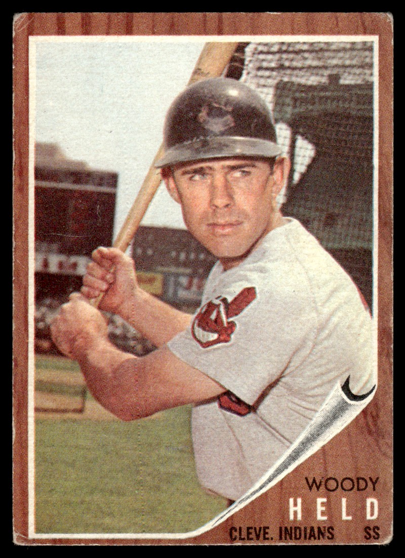 1962 Topps Woody Held Cleveland Indians #215 | eBay