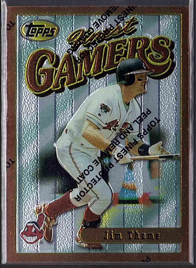 1996 Finest Jim Thome B #47 card front image