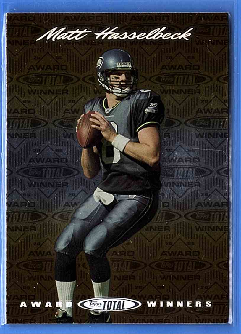 2006 Topps Total Award Winners Matt Hasselbeck #AW14 card front image