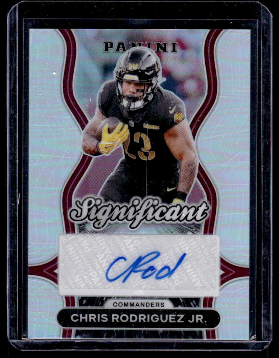 2024 Panini Prizm Significant Signatures Chris Rodriguez Jr. Auto