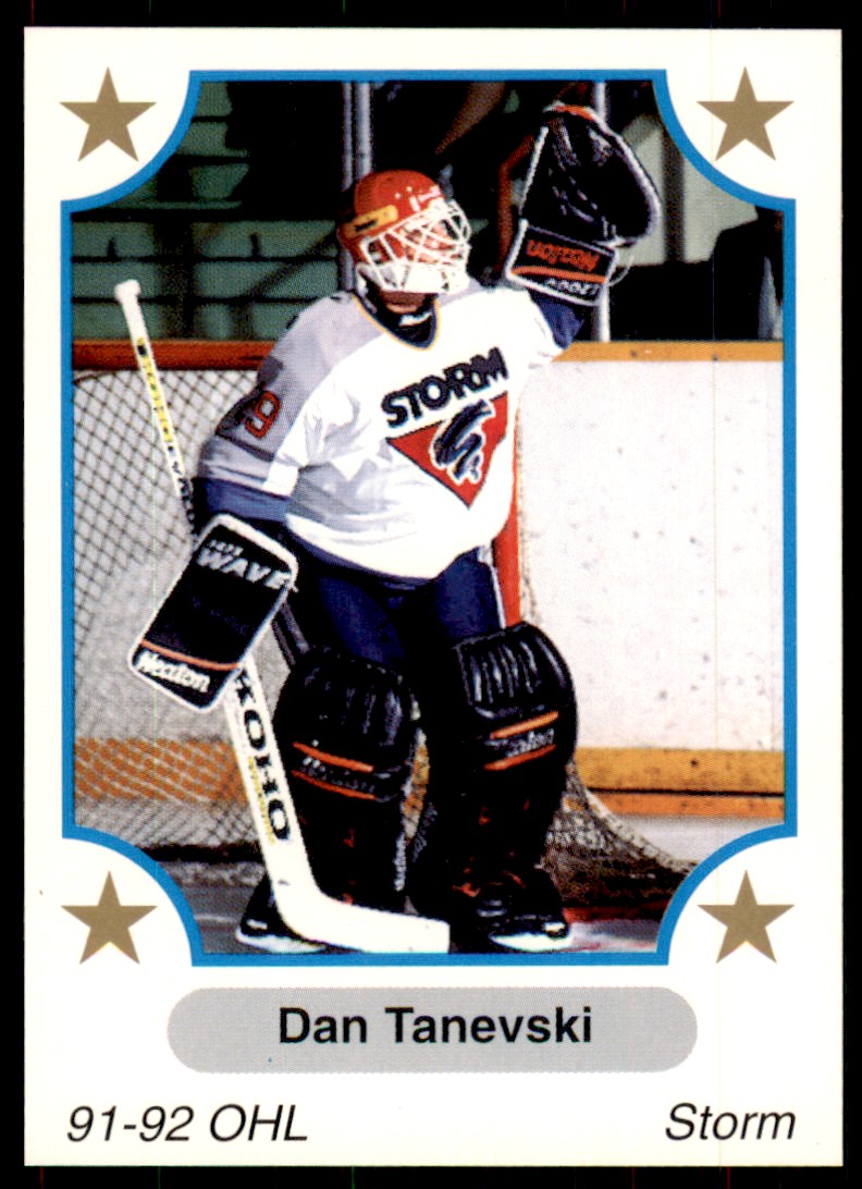 1991-92 7th Inning Sketch OHL Dan Tanevski #360 on Kronozio