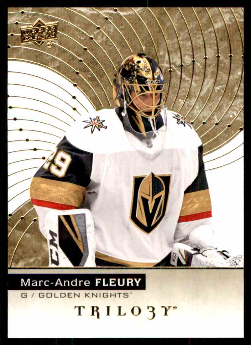 2004 Upper Deck Marc-Andre Fleury Rookie Card - Pittsburgh Penguins Hockey Card #80