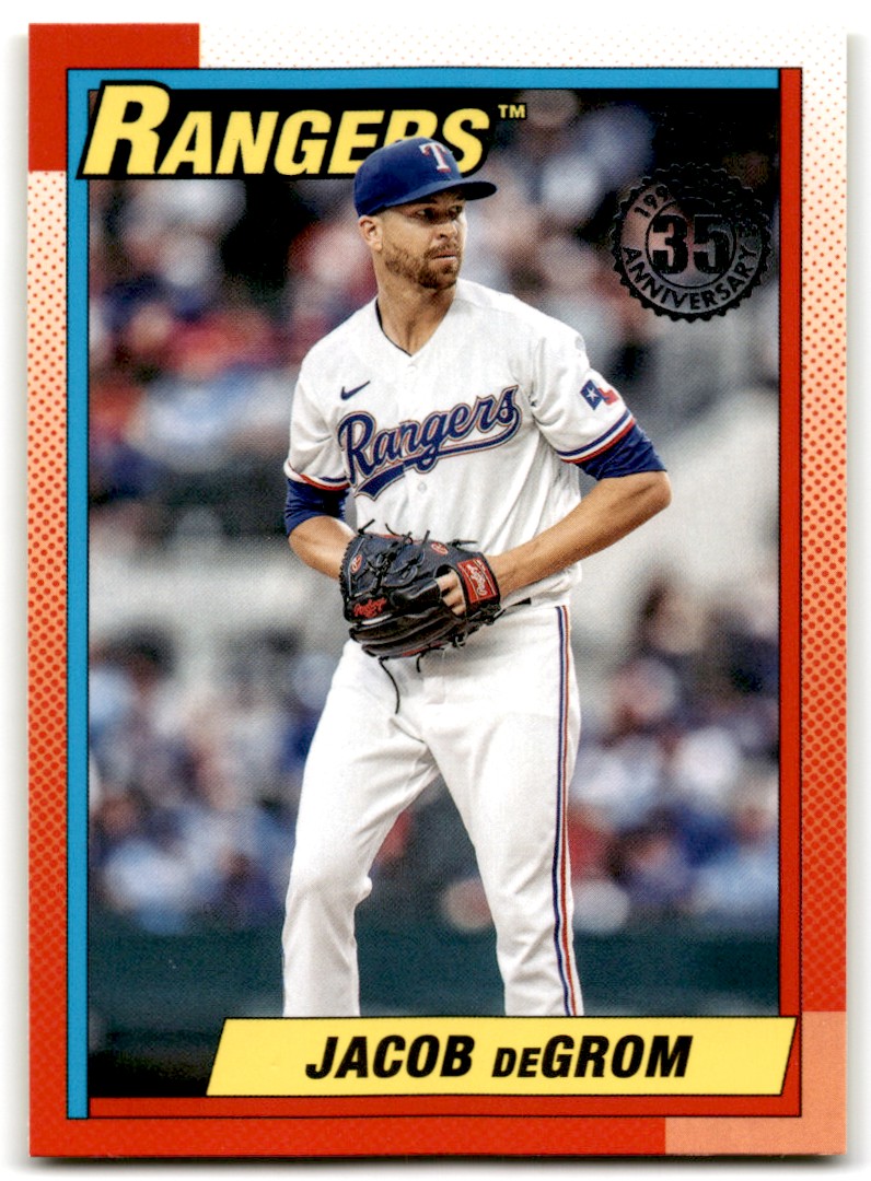 2025 Topps Series Two 1990 Jacob deGrom Texas Rangers #90B2-33 | eBay