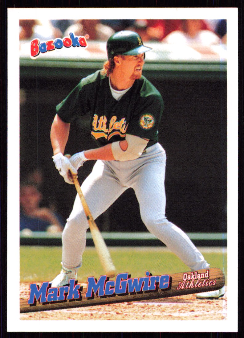 1996 Bazooka Mark McGwire Oakland Athletics #74 | eBay