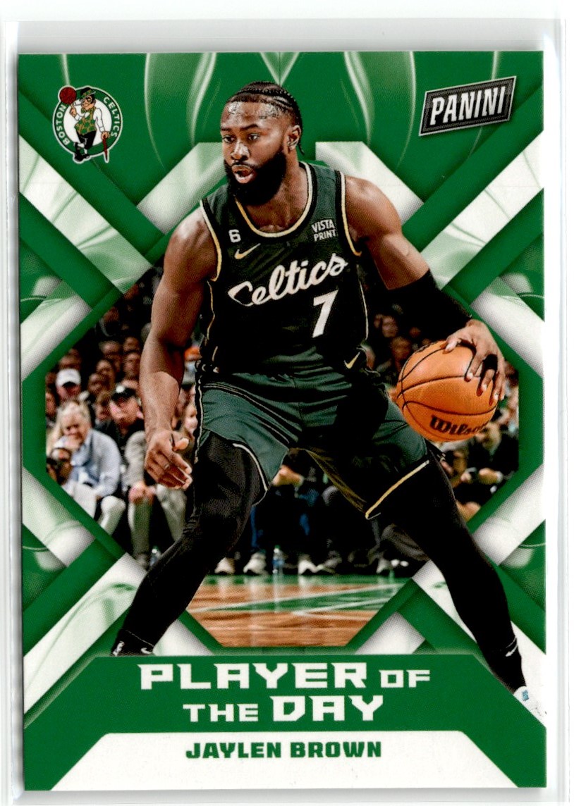 Jaylen Brown Panini Jersey ジェイレンブラウン 2022-23 Panini NBA Player of the Day Jaylen Brown #24 Boston