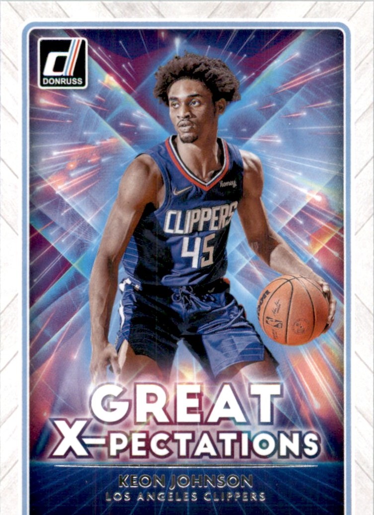 2021-22 Donruss Great X-Pectations Keon Johnson #14 card front image