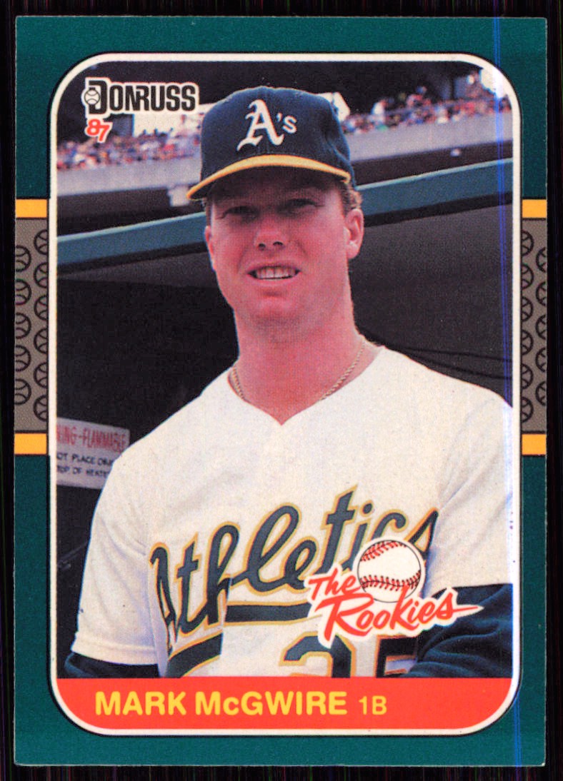 1987 Donruss The Rookies Mark McGwire Oakland Athletics #1 | eBay