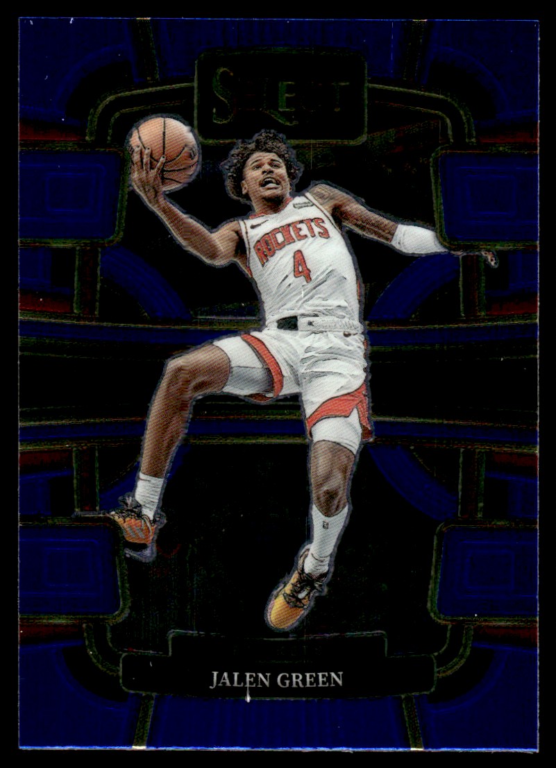 2023-24 Panini NBA Select Blue Concourse Jalen Green #42 on Kronozio