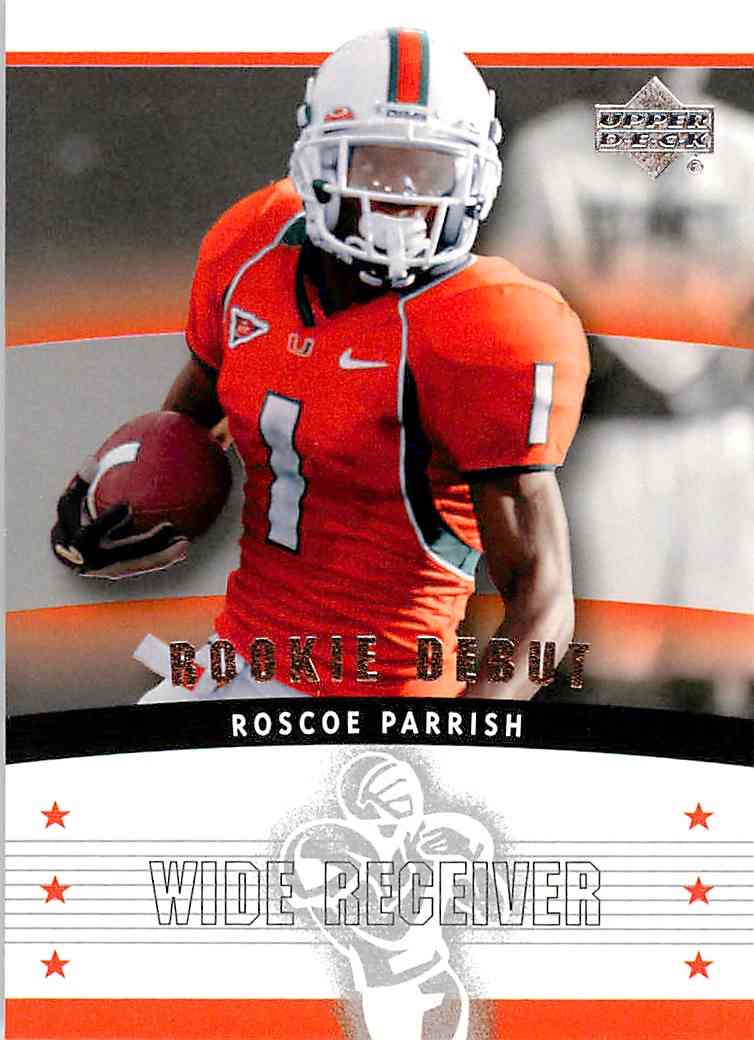 2005 Upper Deck Rookie Debut Roscoe Parrish 136 on Kronozio