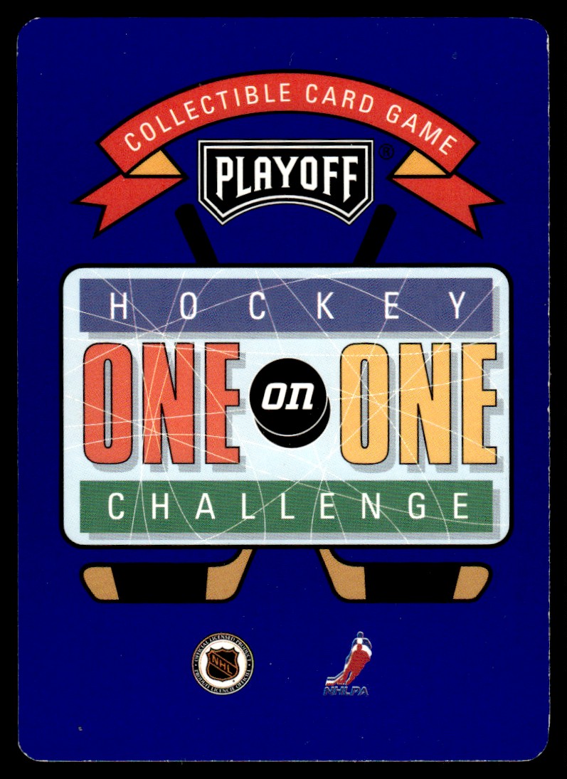 1995-96 Playoff One on Challenge Benoit Brunet #162 card back image
