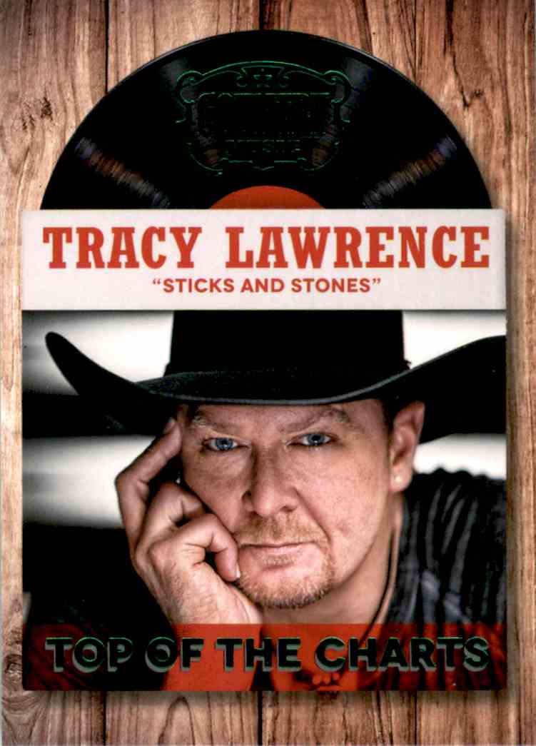 2015 Country Music Top Of The Charts Green Tracy Lawrence #8 card front image