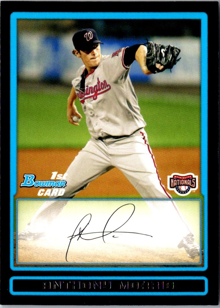 2009 Bowman Draft Picks & Prospects Chrome Anthony Morris #BDPP9