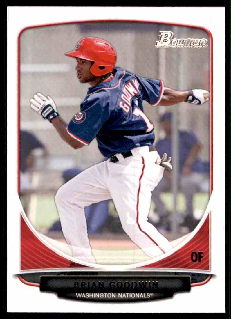 2013 Bowman Prospects Brian Goodwin #BP76 card front image