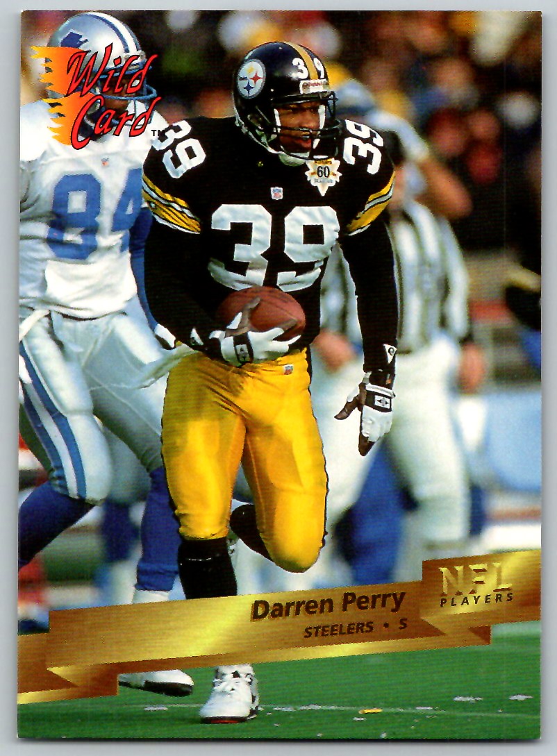 1993 WILD CARD DARREN PERRY PITTSBURGH STEELERS #184 | eBay