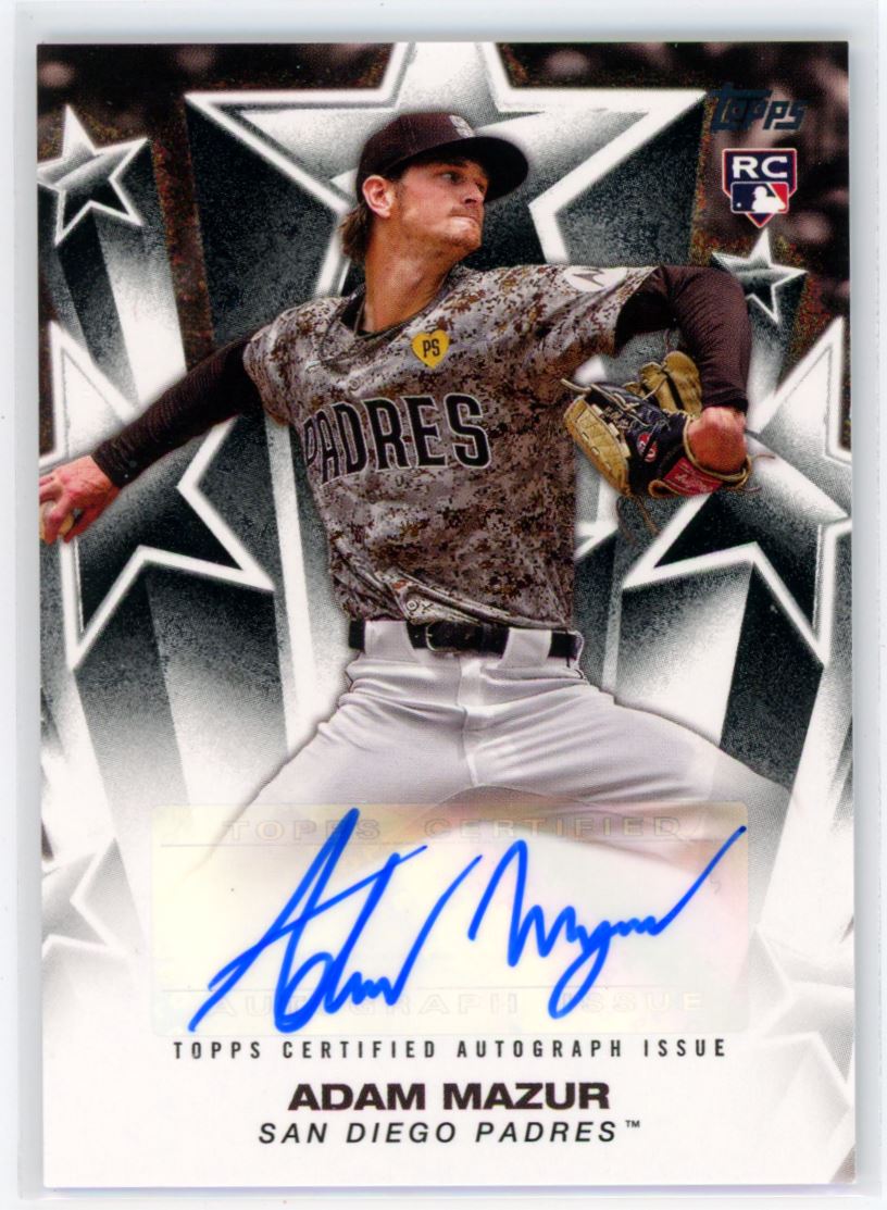 2025 Topps Baseball Stars Autographs Adam Mazur RC Auto San