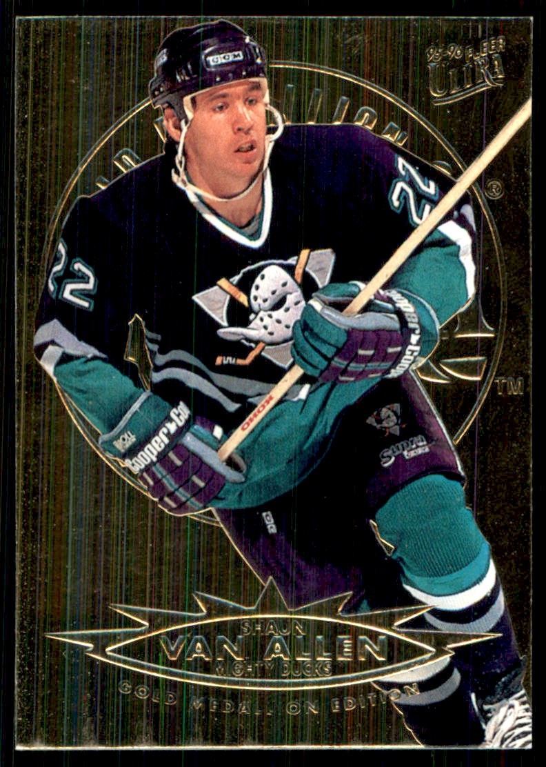 1995-96 Ultra Gold Medallion Shaun Van Allen #7 on Kronozio