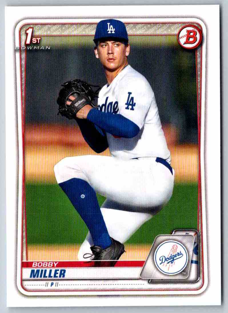 2020 Bowman Draft Bobby Miller #BD-38