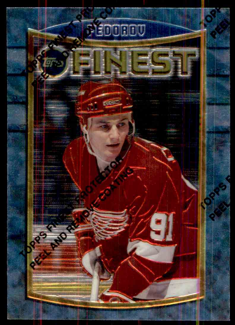 1994-95 Topps Finest Sergei Fedorov #65