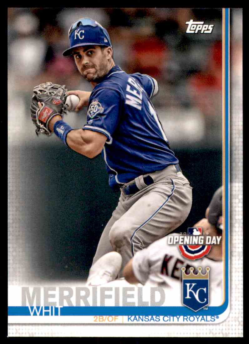 2019 Topps Opening Day Whit Merrifield #71 card front image