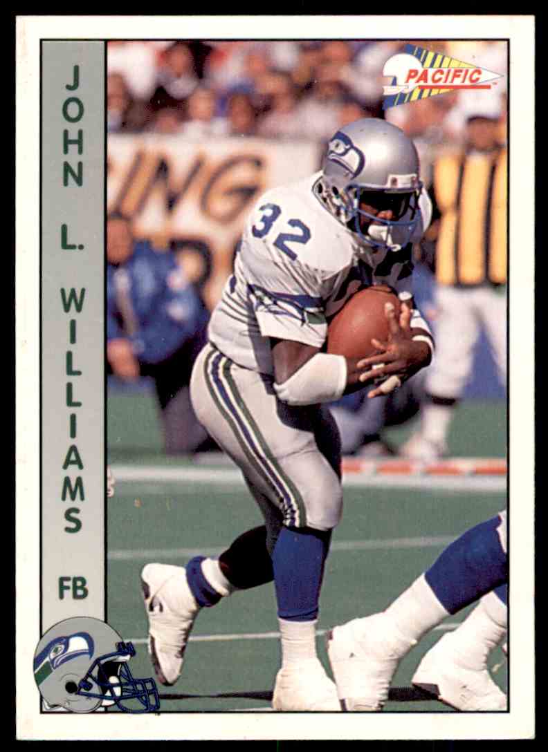 1992 Pacific NFL John L. Williams #624