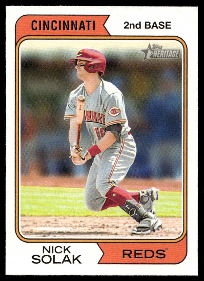 2023 Topps Heritage Nick Solak G125 Cincinnati Reds #396 | eBay