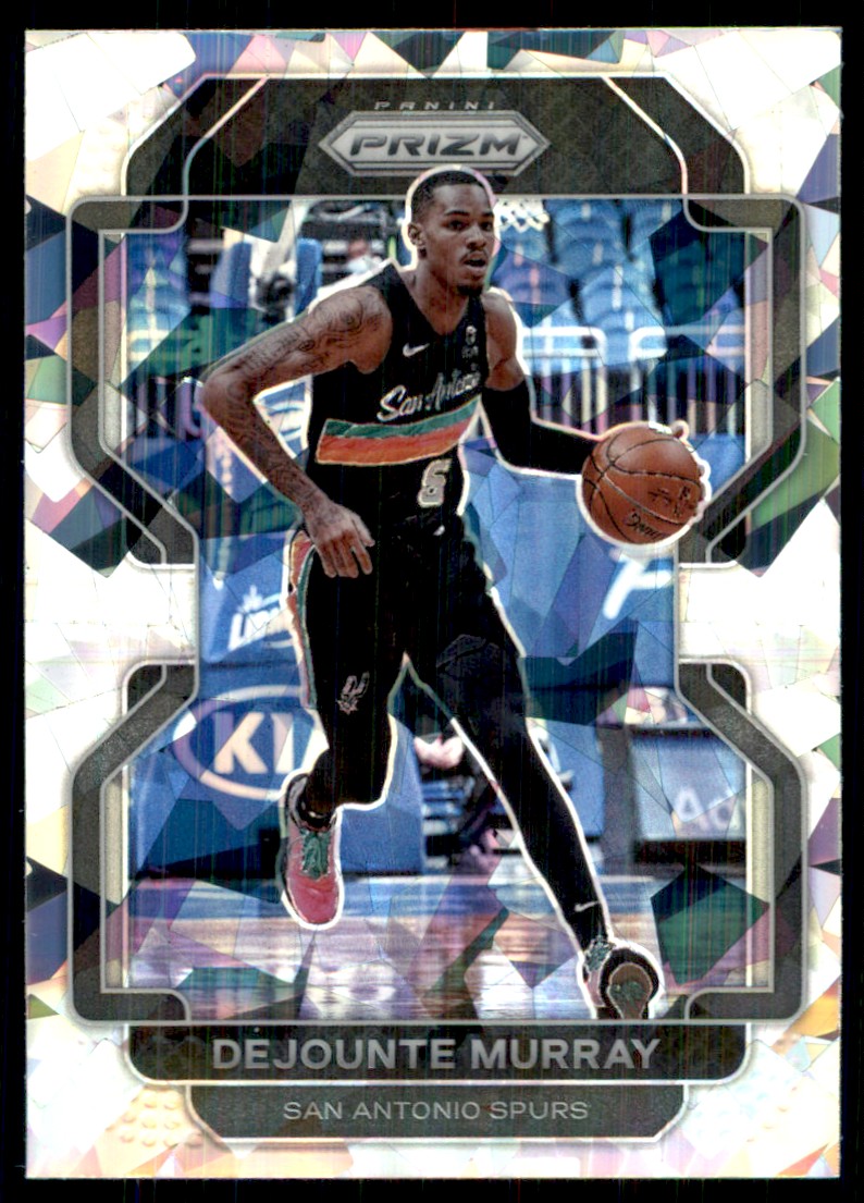 Dejounte Murray 2020-21 hot Mosaic Genesis Prizm SP #46 San Antonio Spurs