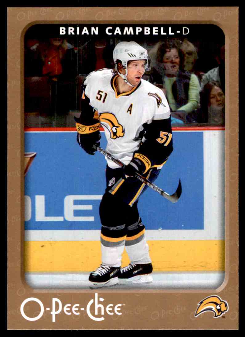2006-07 O-Pee-Chee Brian Campbell #63