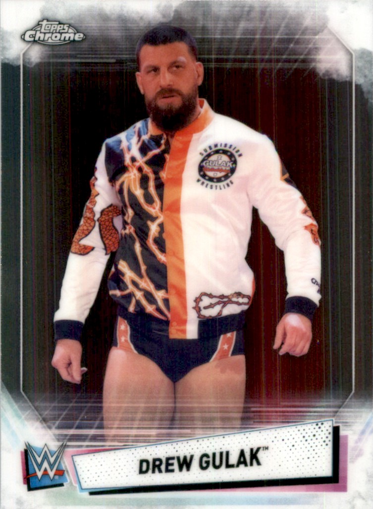 2021 Topps Chrome WWE Drew Gulak #15 card front image