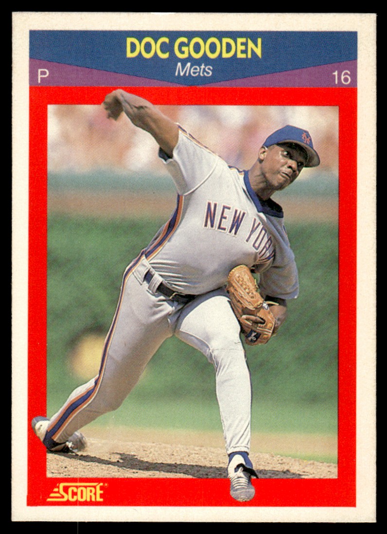 Dwight Gooden Baseball Serial Numbered Sports Trading Cards