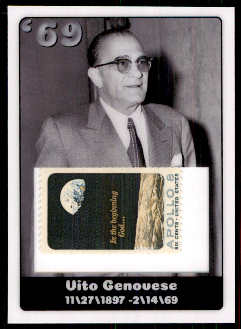 2019 Historic Autographs 1969 Stamp Vito Genovese card front image