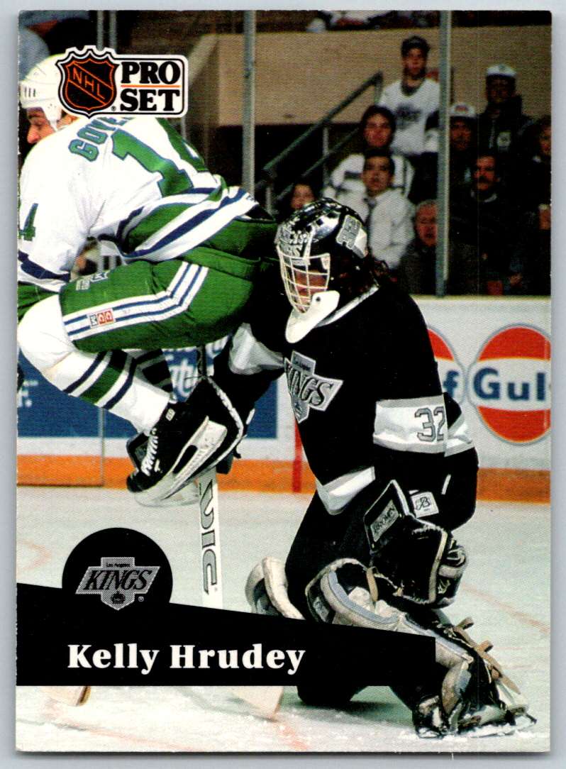 1991-92 Pro Set Kelly Hrudey #102 card front image