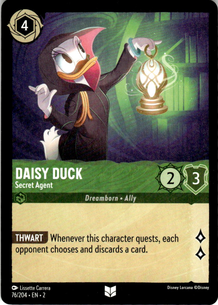 ducktales lorcana cards Disney Scrooge McDuck Sleeve Japanese Ver. Japan Official Chosen character gains Resist +1 and Evasive this turn 010-042 Lena Sabrewing - Mysterious