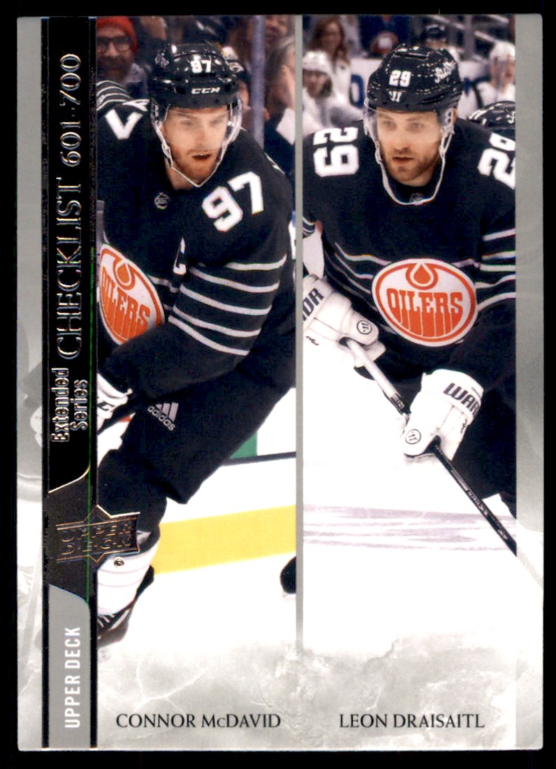 2020-21 Upper Deck Connor McDavid/Leon Draisaitl #700 on Kronozio