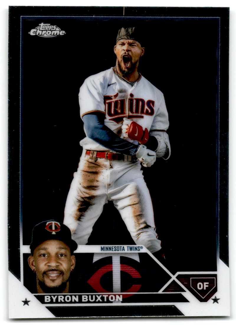  2023 Topps Chrome Refractor Prism #28 Byron Buxton Minnesota  Twins Baseball Trading Card : Collectibles & Fine Art