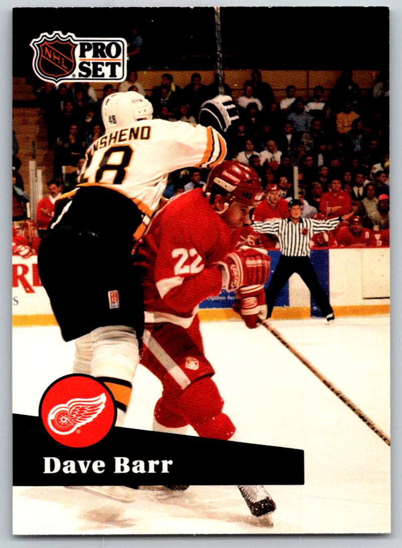 1991-92 Pro Set Dave Barr #65 card front image