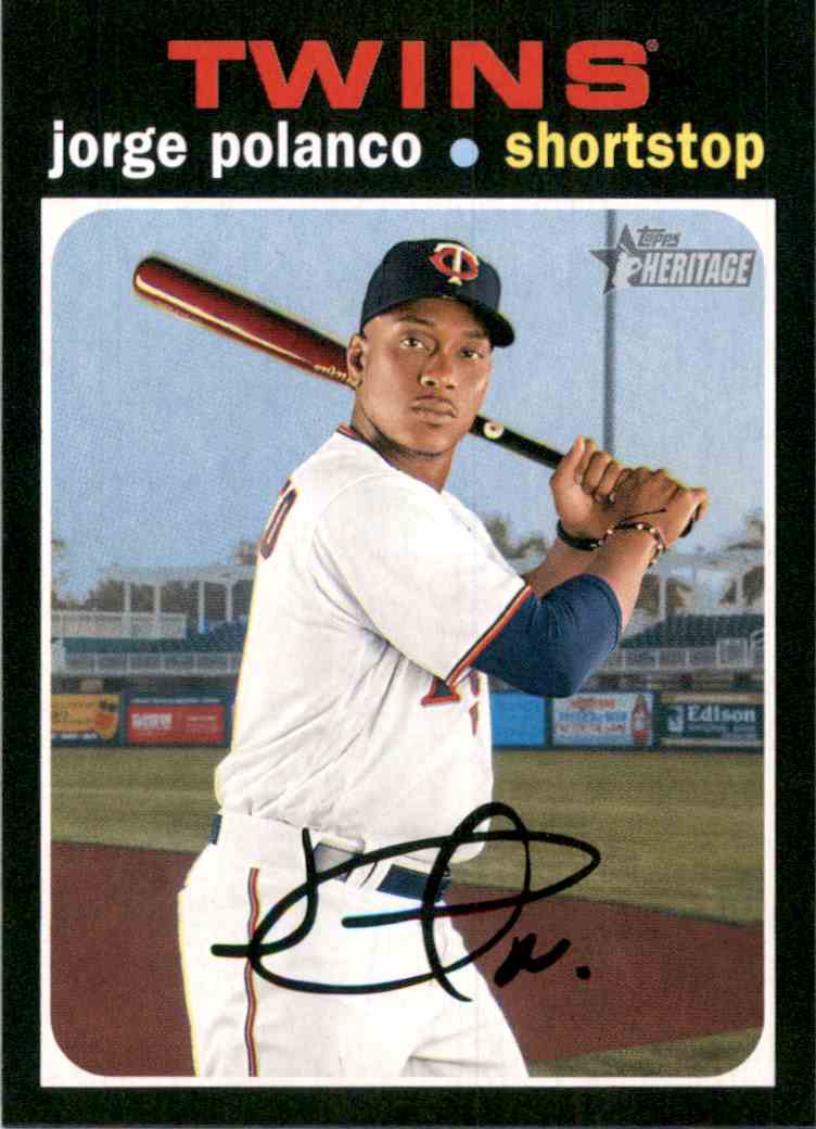 2020 Topps Heritage Jorge Polanco #236 card front image