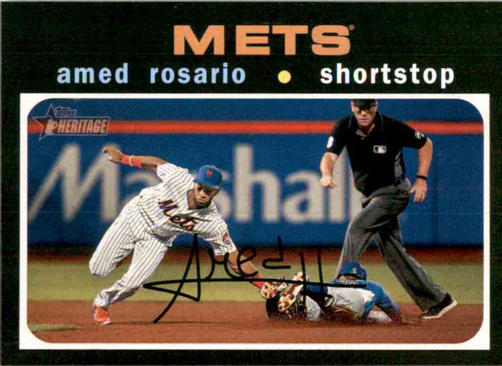 2020 Topps Heritage Amed Rosario #355 card front image