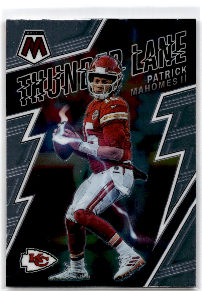 2022 Panini Mosaic Thunder Lane Patrick Mahomes II Kansas City