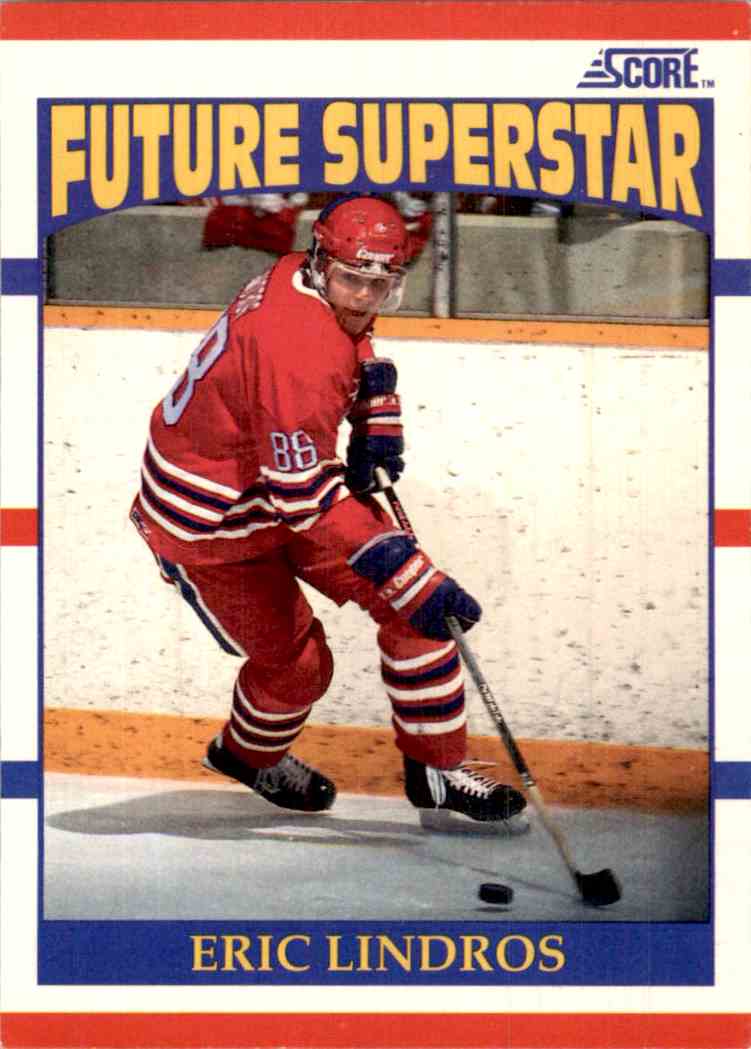 1991-92 Score Canadian Eric Lindros #440 card front image