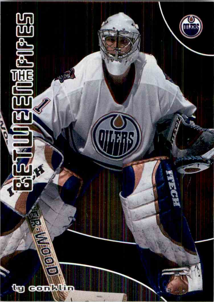 2001-02 In the Game Between the Pipes Ty Conklin #82 card front image