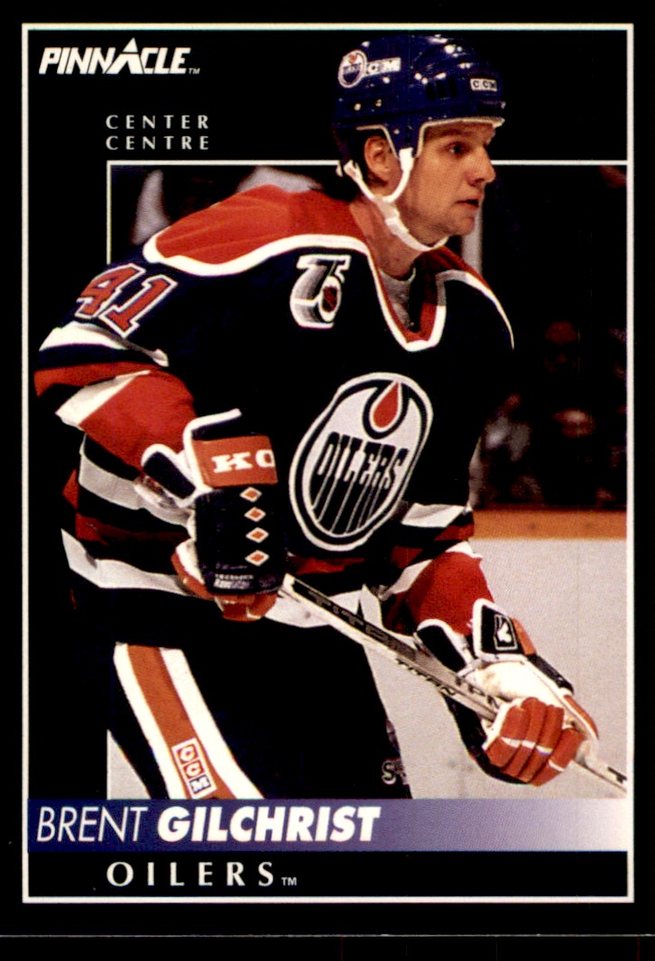 1992-93 Pinnacle French Brent Gilchrist #357 on Kronozio