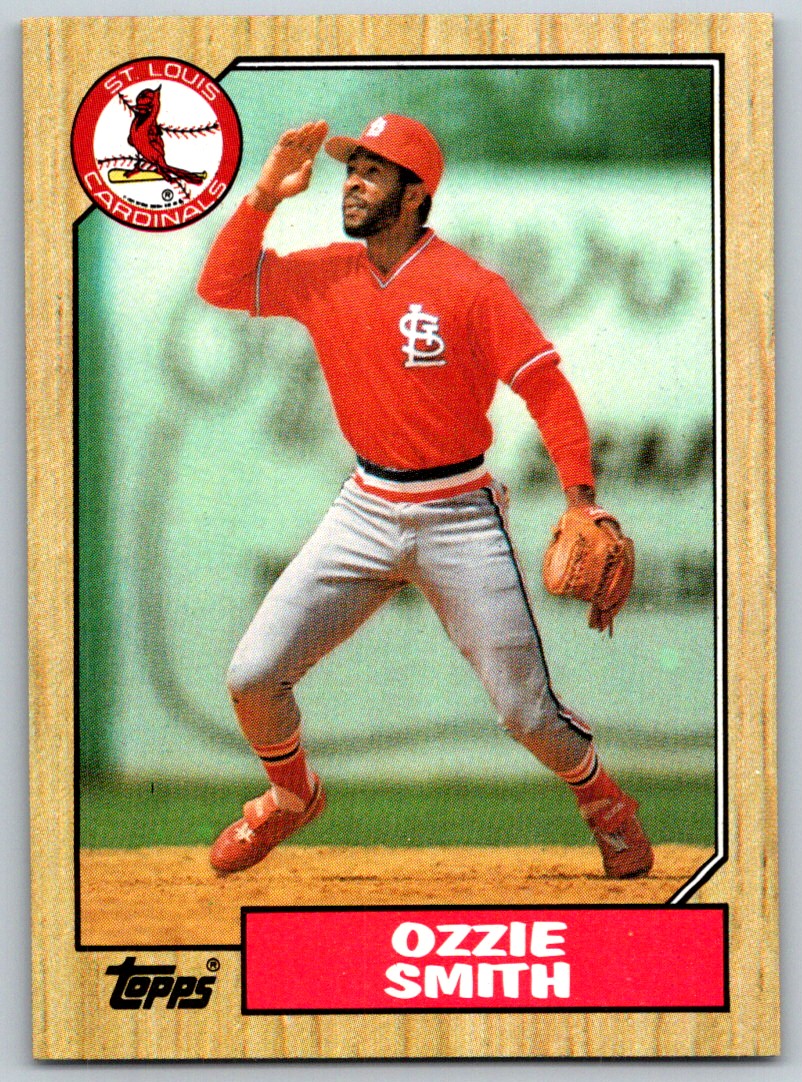 1987 Topps Ozzie Smith #749 card front image