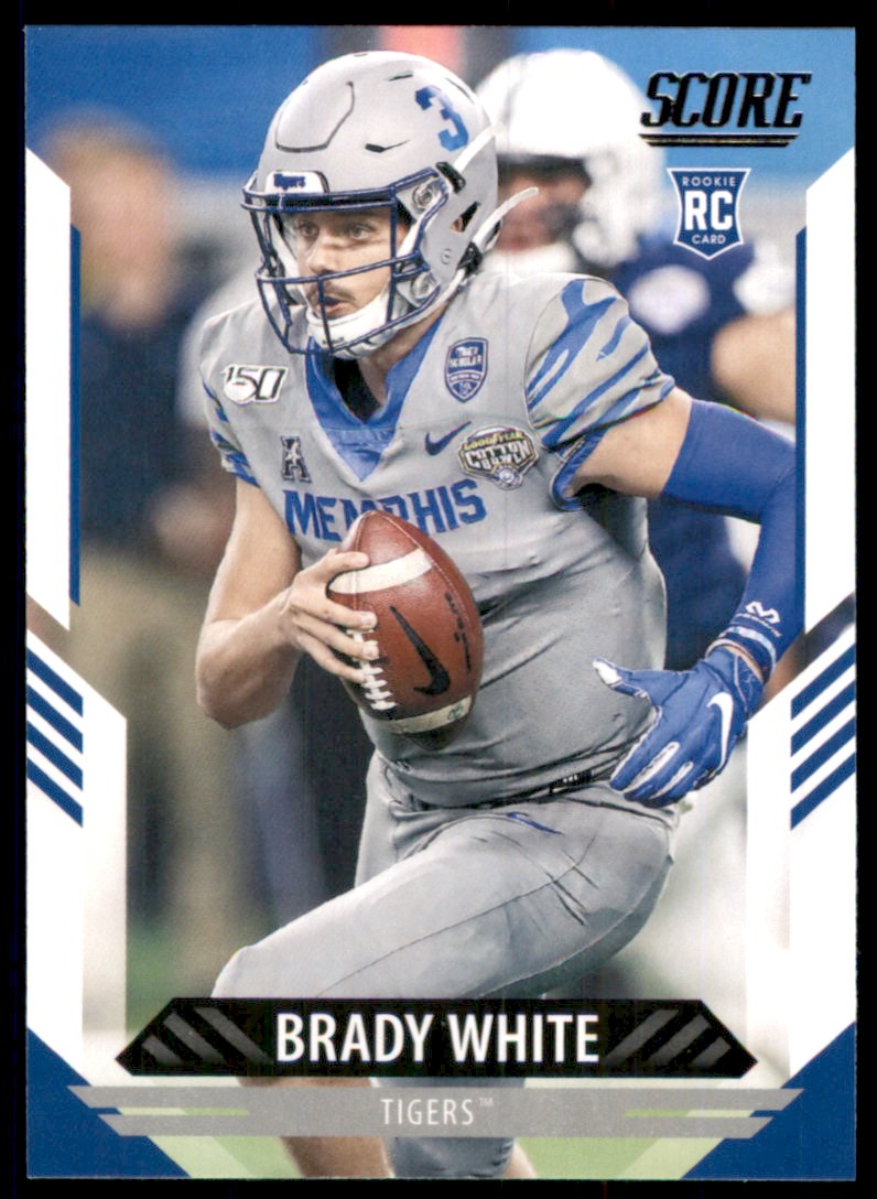 2021 Score Football Cards Brady White 371 on Kronozio