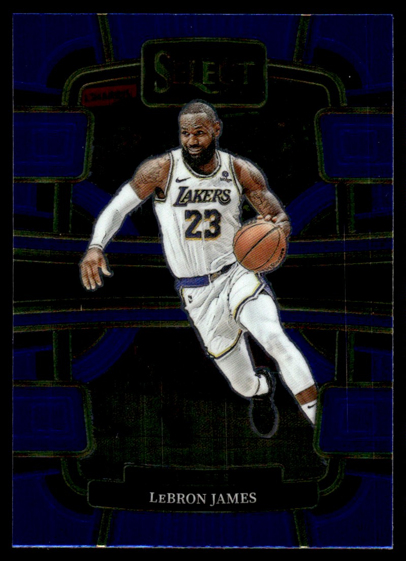 2023-24 Panini NBA Select Blue Concourse LeBron James #66 on Kronozio