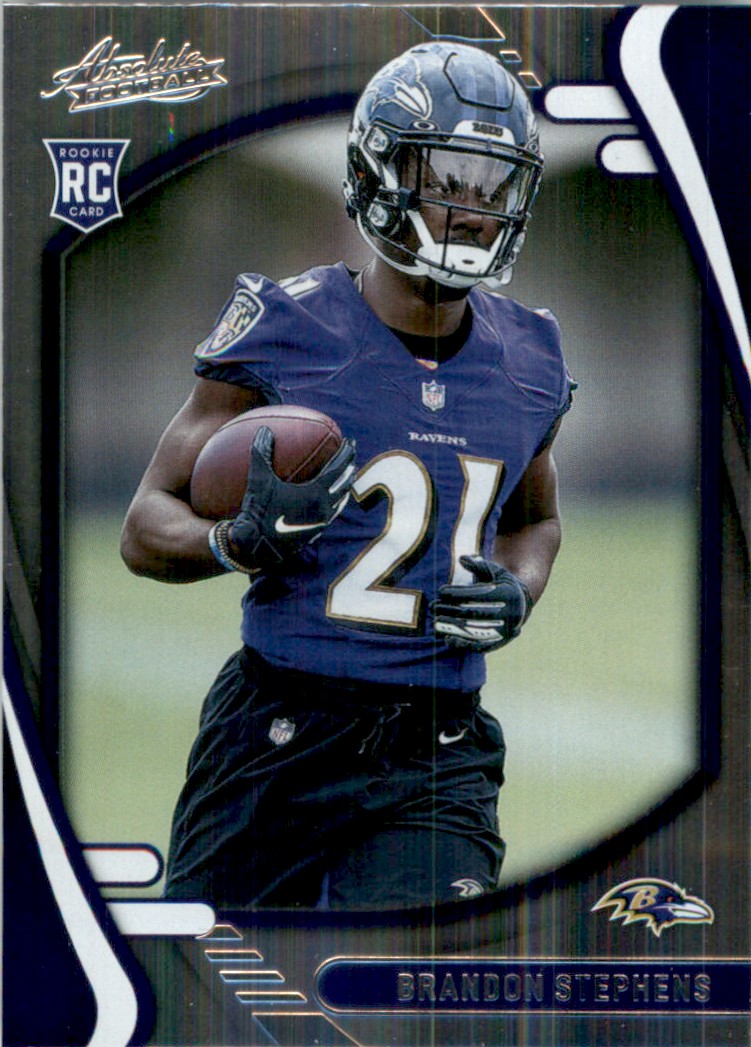 2021 Absolute Brandon Stephens RC #195 card front image