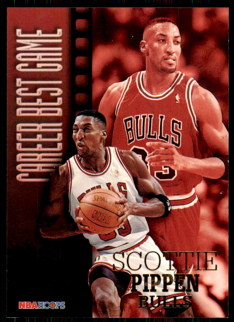 1996-97 NBA Hoops Scottie Pippen Chicago Bulls #341 Career Best